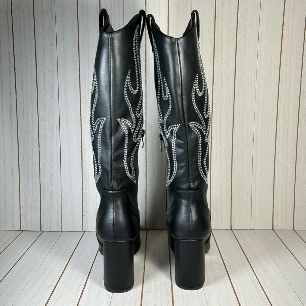 WOMEN’S KNEE HIGH COWBOY BOOTS (ALIAS-S) - Picture 6 of 7